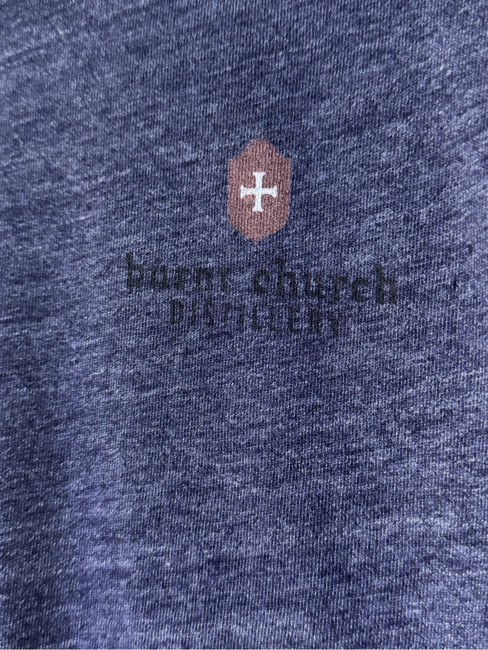 Men's Heather Navy Logo Shirt